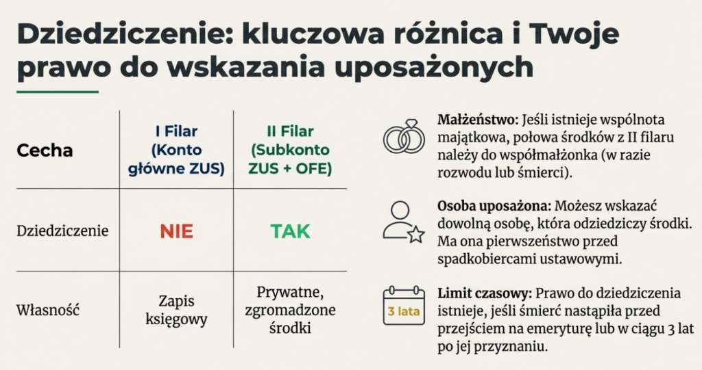 Dziedziczenie w systemie emerytalnym