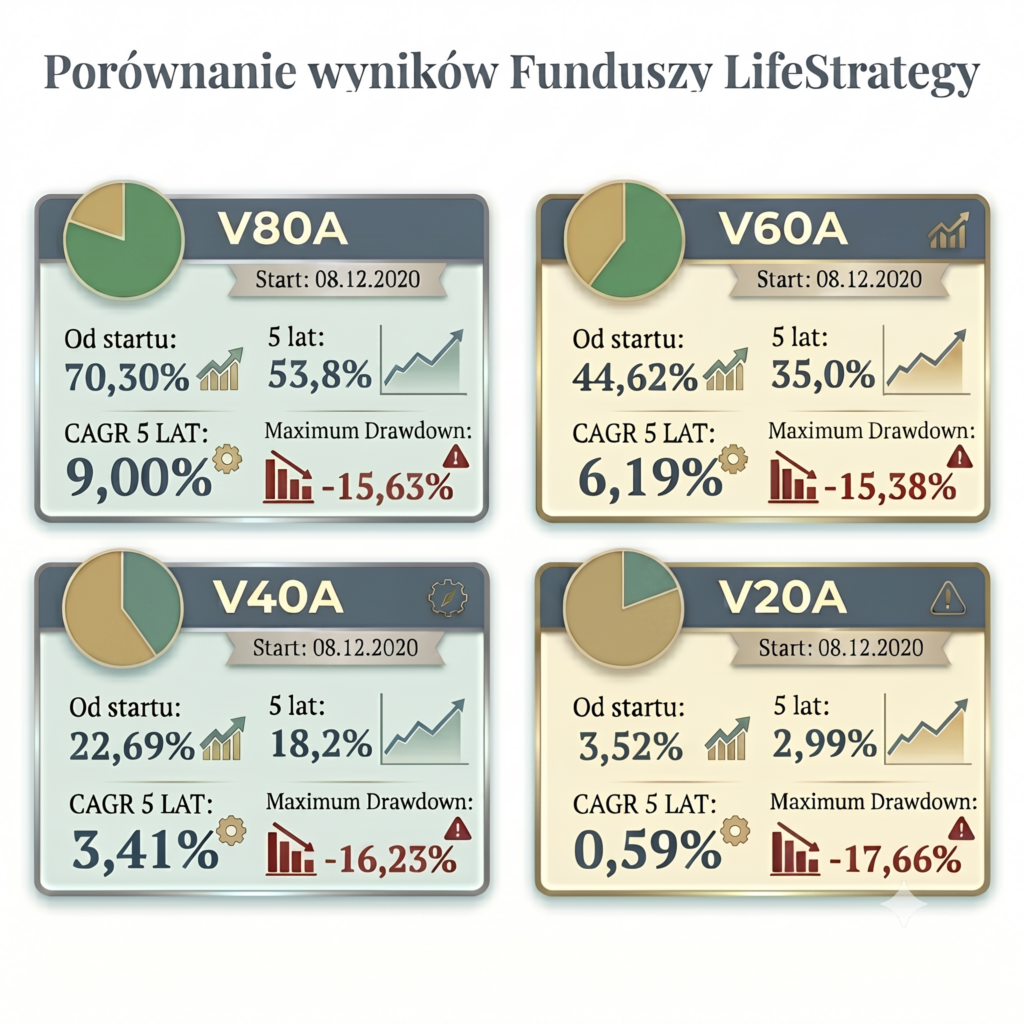 Vanguard LifeStrategy Wyniki
